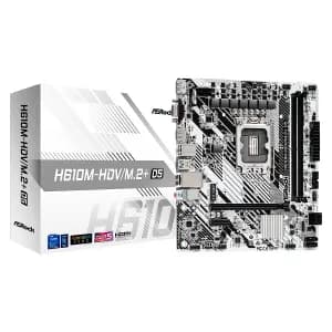 MBO ASROCK H610M-HDV D5 14VA 13VA 12VA. LGA1700 2DDR5 HDMI DP M.2 10USB PCIE MATX - Compra en Grelive