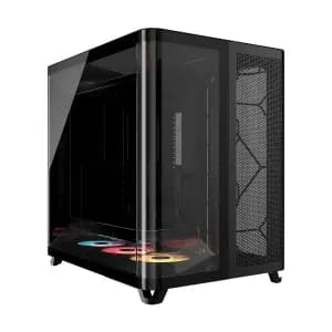 CASE CORSAIR ATX TRIPLE CAMARA ARGB AIR 5400 Tempered Glass 2USB3.2 HD-Audio Mid-Tower Black - Compra en Grelive