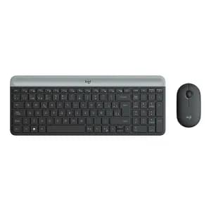 TECLADO-MOUSE COMBO LOGITECH MK470 GRAFITO SLIM WIRELESS USB PLUG AND PLAY - Compra en Grelive