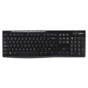 TECLADO LOGITECH K270 NEGRO WIRELESS MULTIMEDIA USB BLACK - Compra en Grelive