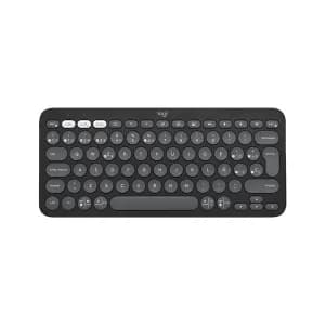Teclado LOGITECH PEBBLE KEYS 2 K380S Bluetooh SP Negro - Compra en Grelive