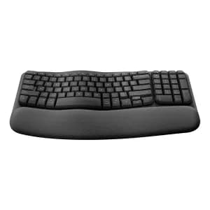 TECLADO LOGITECH ERGONOMICO WAVE KEYS CON REPOSAMANOS WIRELESS USB GRAPHITE - Compra en Grelive