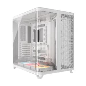 CASE CORSAIR ATX TRIPLE CAMARA ARGB AIR 5400 Tempered Glass 2USB3.2 HD-Audio Mid-Tower White - Compra en Grelive