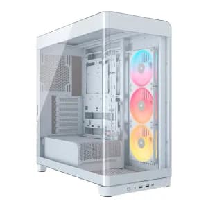 CASE CORSAIR ATX 4500X LX-R RGB iCUE LINK Panoramic Glass 2USB3.2 HD-Audio Mid-Tower White - Compra en Grelive