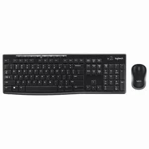 TECLADO-MOUSE COMBO LOGITECH MK270 NEGRO WIRELESS USB PLUG AND PLAY - Compra en Grelive