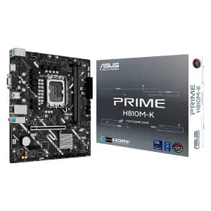 MBO ASUS PRIME H810M-K Intel Core Ultra LGA1851 2xDDR5 VGA HDMI M.2 9USB 2PCIe4.0 micro ATX - Compra en Grelive