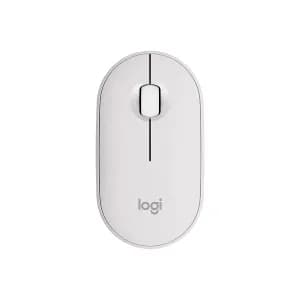 MOUSE LOGITECH M350S PEBBLE 2 BLANCO SILENCIOSO MINIMALISTA BLUETOOH MULTIDISPOSITIVO 4000DPI - Compra en Grelive