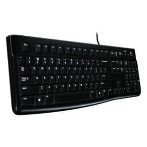 TECLADO LOGITECH K120 NEGRO USB PLUG AND PLAY RESISTENTE A SALPICADURAS - Compra en Grelive