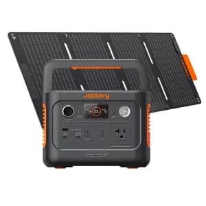 Portable Power Station Jackery 240 v2 256Wh LiFePO4 Battery 300w AC-100W con 40W Mini Panel Solar - Compra en Grelive