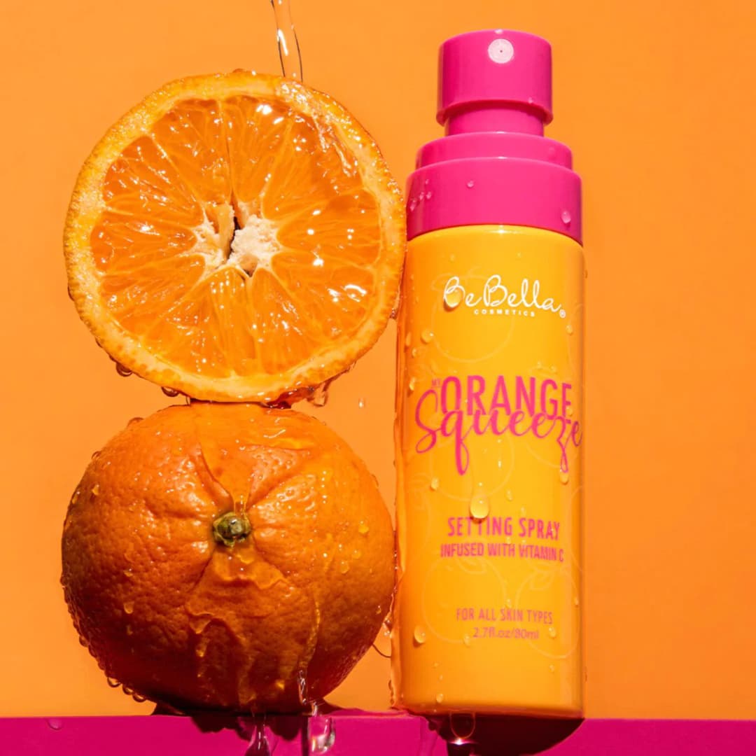 SELLADOR DE MAQUILLAJE ORANGE SQUEEZE CON VITAMINA C 80ML BE BELLA - Compra en Grelive