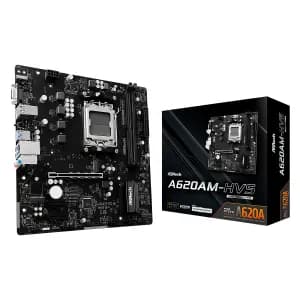 MBO ASROCK A620AM-HVS AMD Socket AM5 Ryzen 9000 2XDDR5 D-Sub HDMI 2M.2 3USB3.2 PCIe4.0 mATX - Compra en Grelive