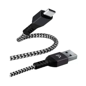 CABLE ARGOM TYPE-C TO USB 2.0 NYLON BRAIDED DURA FORM BLACK - Compra en Grelive