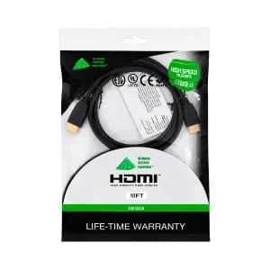 CABLE HDMI Male to Male High Speed Gold Plated Conectors 10ft-3m Negro - Compra en Grelive