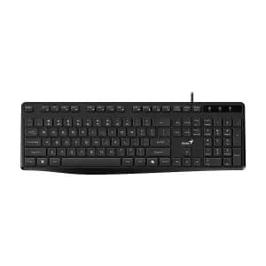 TECLADO GENIUS KB-117S Wired AI Copilot Silent USB Plug and Play Multimedia Black - Compra en Grelive
