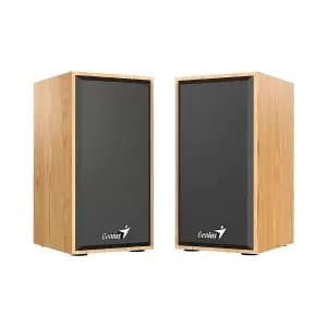 PARLANTES GENIUS SP-HF180 6W Pine Wood Cableado 3.5mm USB - Compra en Grelive