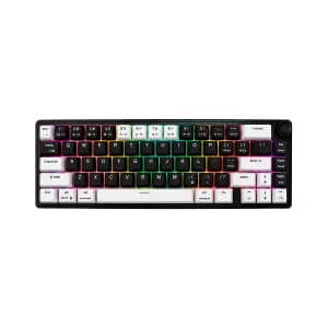 TECLADO MECANICO TENGU RGB OKAMI NEGRO BLANCO SWITCH ROJO WI-FI GAMER - Compra en Grelive
