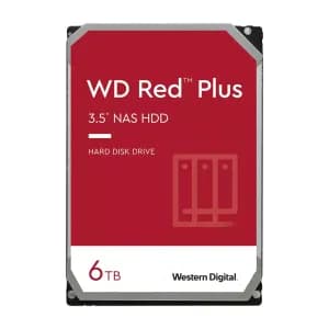 DISCO DURO WESTERN DIGITAL-INTERNO 6TB 5400RPM 3.5INC. 24-7-NAS SATA6GB-S CACHE 256MB RED PLUS - Compra en Grelive