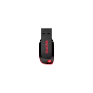FLASH MEMORY SANDISK 32GB Cruzer Blade USB-A 2.0 Black-Red - Compra en Grelive