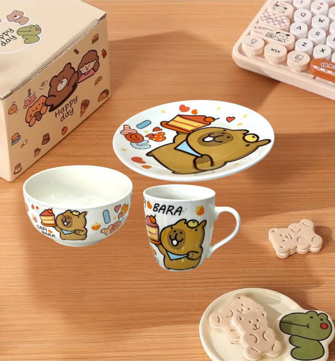 SET DE VAJILLA CON DISEÑO INFANTIL - Compra en Grelive
