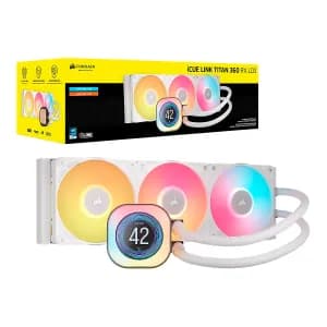 COOLER CORSAIR ICUE LINK TITAN 360 RX LCD Liquid CPU for Intel 1851 AMD-AM5 - Compra en Grelive