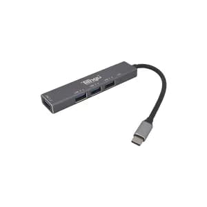 HUB Tengu T-304 USB-C to 4Puertos USB 3.0 5Gbps Silver - Compra en Grelive