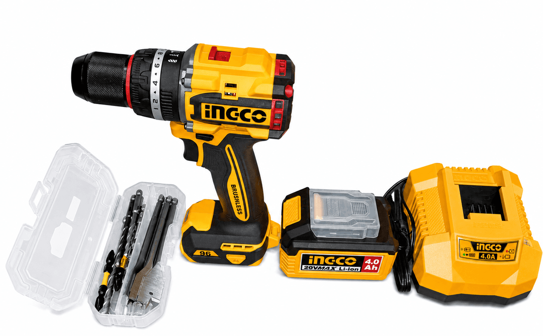 INGCO COMBO TALADRO DE IMPACTO 1/2'' BL 20V (CIDLI209681) CON 1 BATERIA Y 1 CARGADOR - Compra en Grelive