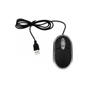 MOUSE OPTICO 800DPI USB HIGH PRECISION NEGRO - Compra en Grelive
