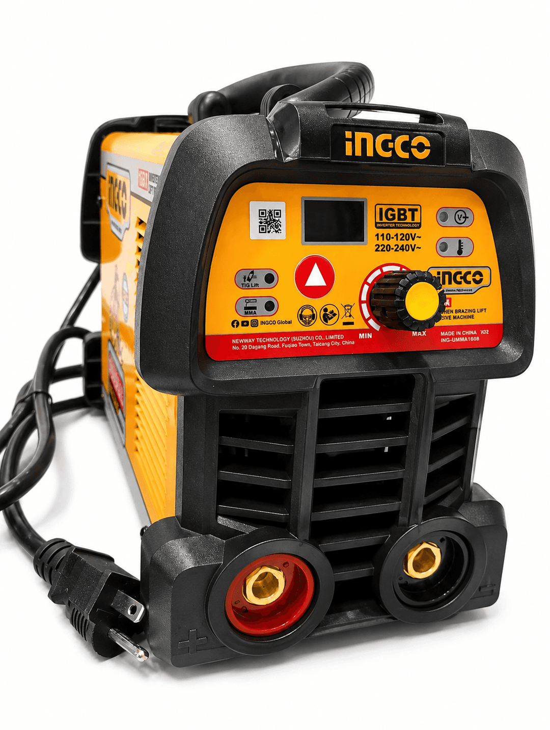 SOLDADORA INVERTER MMA TIG/LIFT 110/220V 160A INGCO - Compra en Grelive
