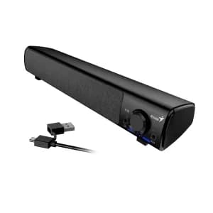 SOUND BAR GENIUS 220 BT 4W WIRELESS BT AUX-IN 3.5mm USB-A USB-C B Black - Gray - Compra en Grelive