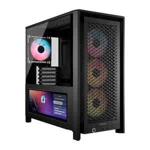 CASE CORSAIR ATX 4000D Pantalla Tactil XENEON 14.5 TEMPERED GLAS MID-TOWER CASE N-PS 4VEN-RGB NEGRO - Compra en Grelive