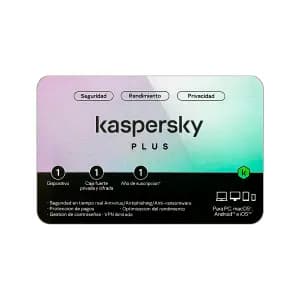ANTIVIRUS KASPERSKY PLUS - SEGURIDAD - RENDIMIENTO - PRIVACIDAD - Compra en Grelive