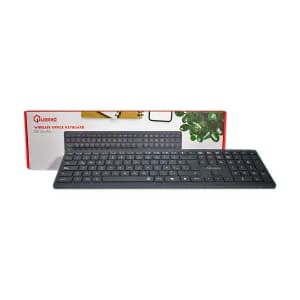 TECLADO QUASAD QK-SLIMPRO Wireless Recargable Slim Desing Black - Compra en Grelive
