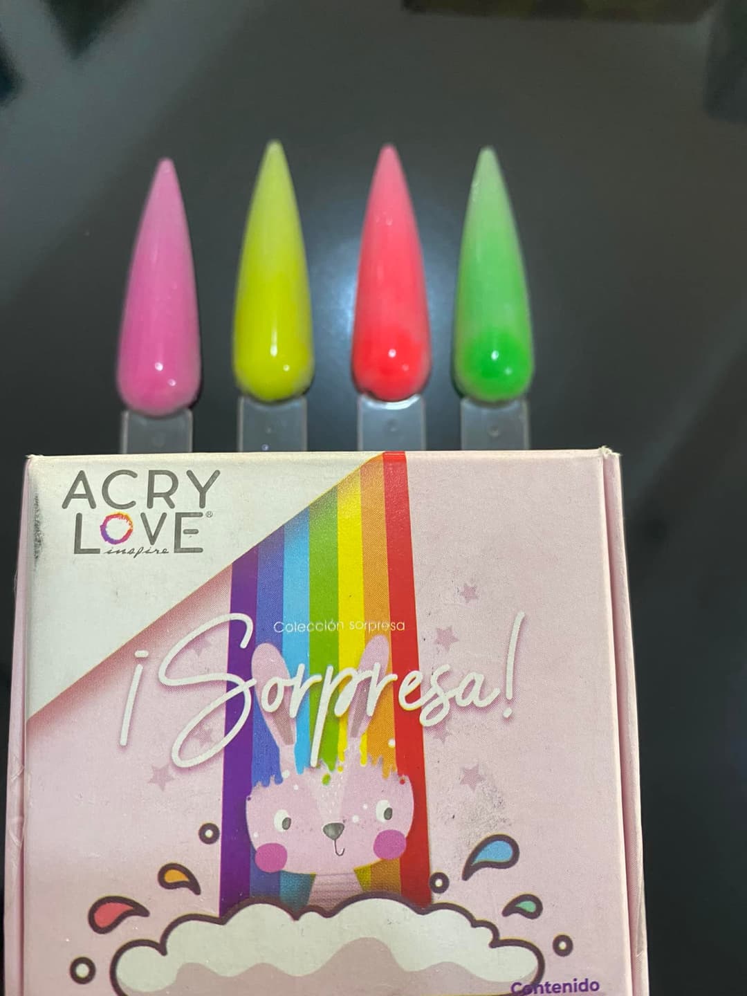 Polvo Acrílico Colección Sorpresa - ACRYLOVE - Compra en Grelive