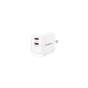 WALL CHARGER DUAL ARGOM 40W CARGA RAPIDA 2 CONT. TYPE-C BLANCO - Compra en Grelive