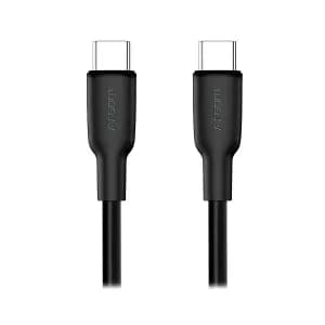 CABLE ARGOM DE SILICONA TYPE C TO TYPE C 65W 1.8MTS DURA FLEX BLACK - Compra en Grelive