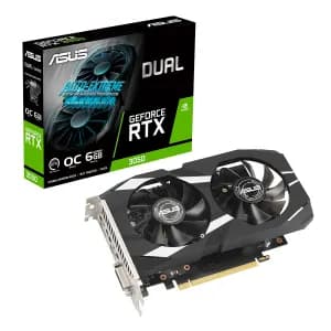 VIDEO ASUS DUAL GEFORCE RTX-3050 OC 6GB GDDR6 96BITS DVI-D HDMI DP PCI EXP. 4.0 - Compra en Grelive
